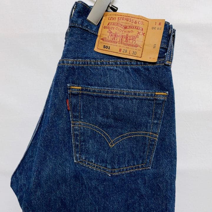 90s Levi's リーバイス 501 USA製 デニム 濃紺 ビンテージ - メルカリ