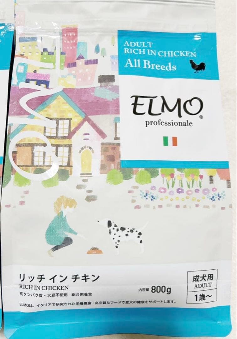 ELMO リッチインチキン 800g 成犬用 4袋セット - メルカリ
