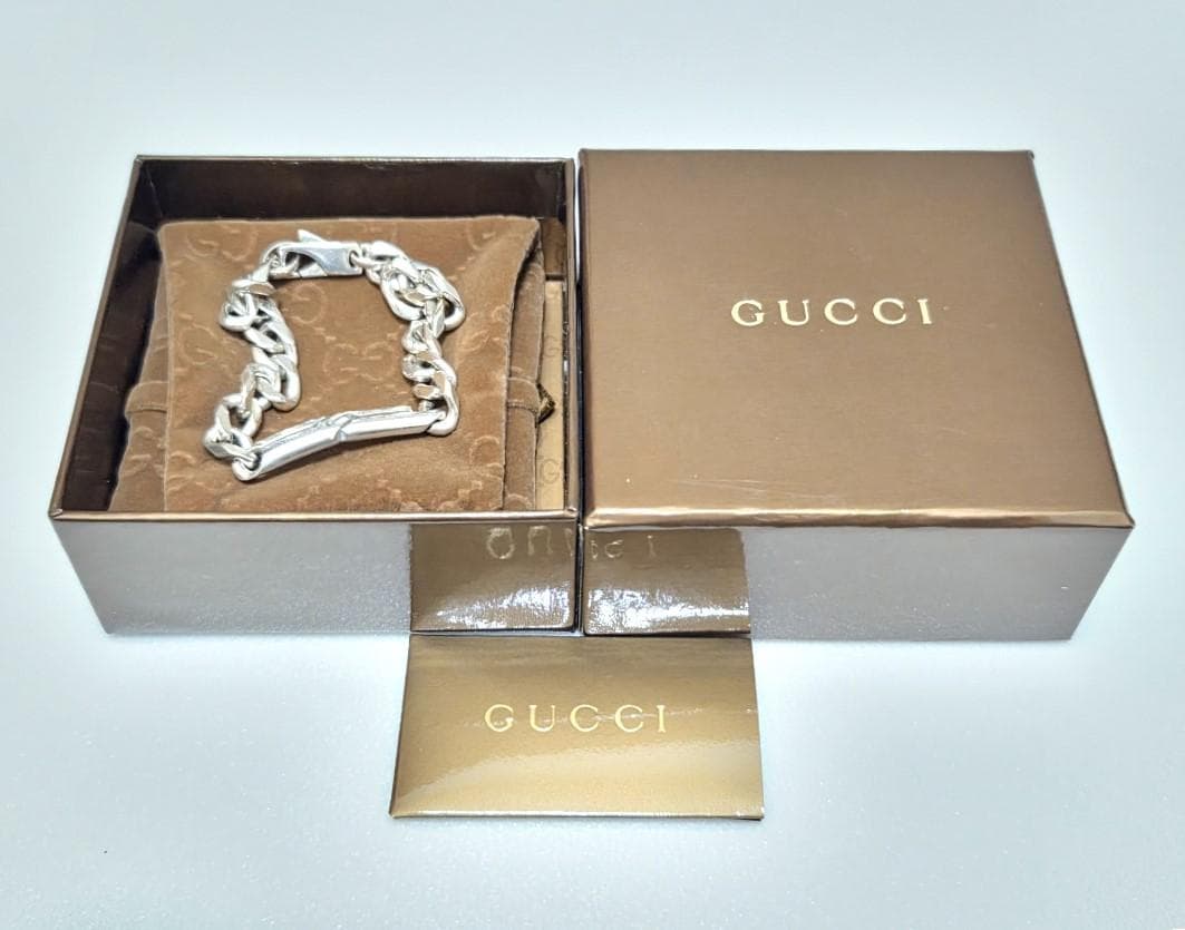 GUCCI グッチ インフィニティノット Ag925喜平ブレスレット 43282