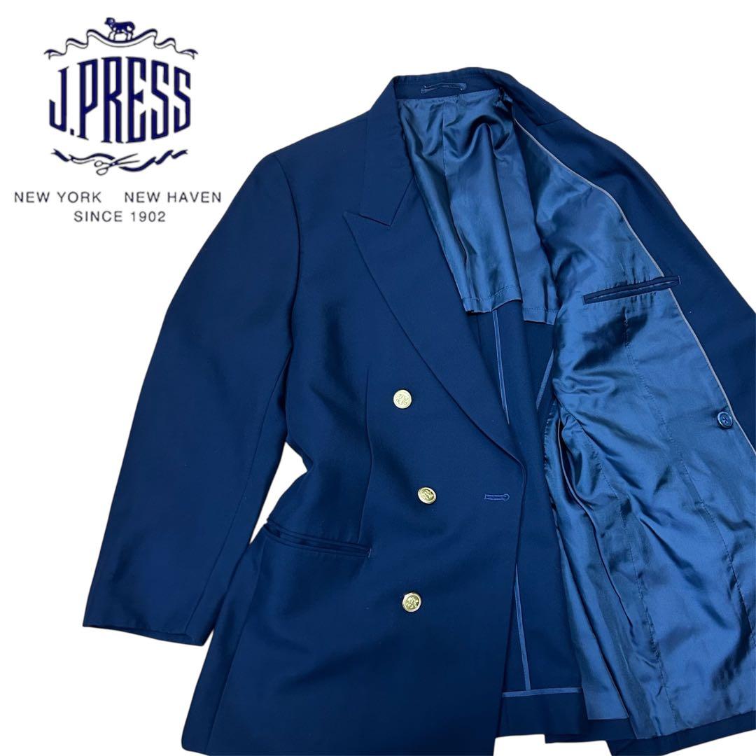 極美品✨J.PRESS 紺ブレ ダブル 金ボタン L レディース 最高級モデル