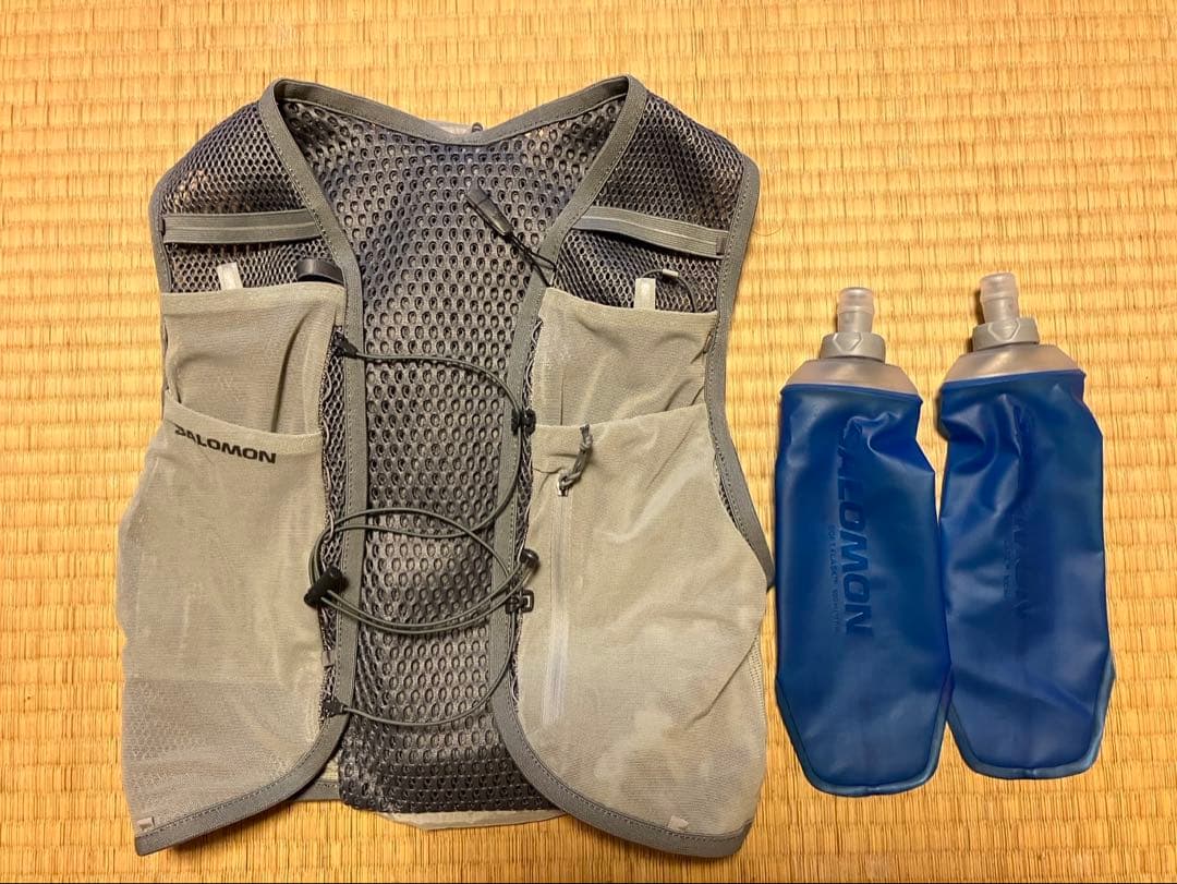 Salomon Active Skin 8 S トレラン　ベスト 楽天市場】送料無料 サロモン ランニングベスト フラスク付 SALOMON