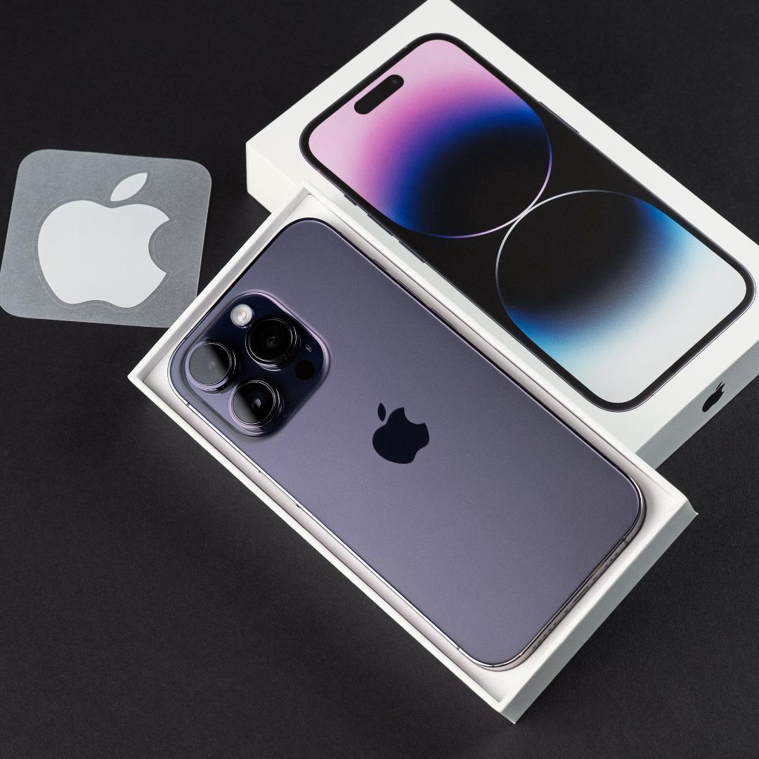 美品 iPhone 14 Pro 256GB ディープパープル SIMフリー Apple iPhone 14 Pro Max 256GB ディープパープル SIMフリー 白ロム
