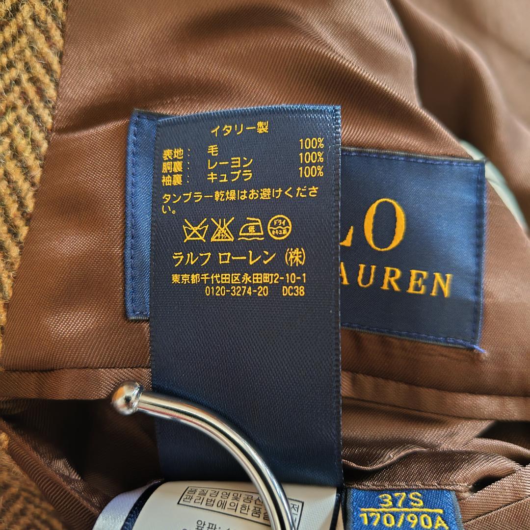 新品同様】ポロラルフローレン スポーツコート 37S イタリア製