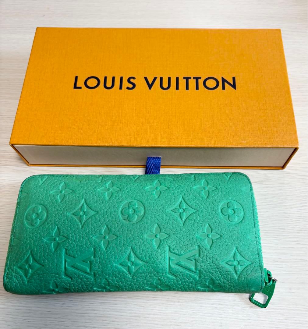 LOUIS VUITTON アンプラント 長財布 グリーン 正規品 箱付き ジッピー・ウォレット モノグラム・アンプラント｜ルイ・ヴィトン 公式