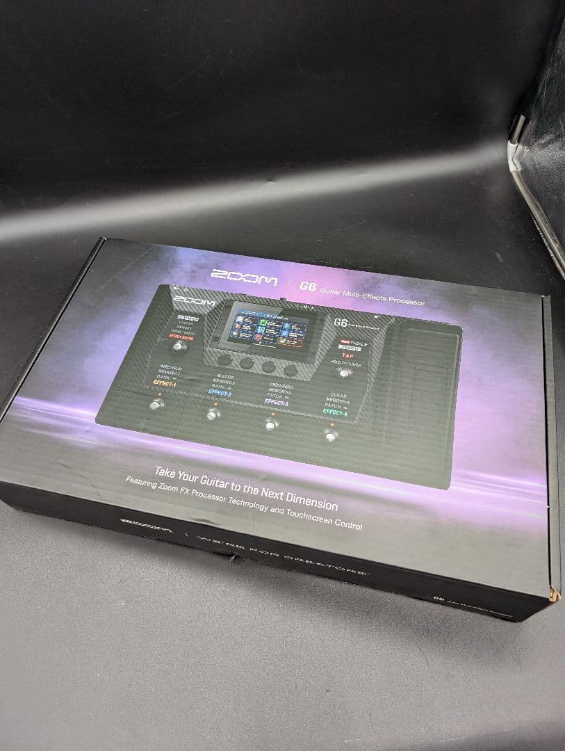 【動作確認済】ZOOM G6 ギター マルチエフェクター 新製品レビュー】話題のマルチエフェクターZOOM/G6試してみました