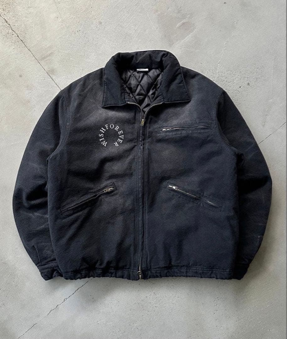 WISHFOREVER DAC JACKET ブラック Mサイズ WISH FOR EVER（ウィッシュフォーエバー）の「【 5color × 3size