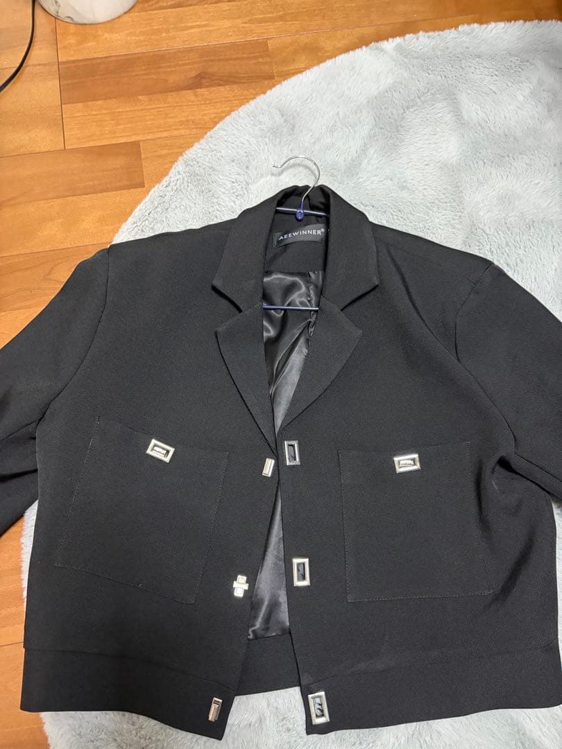 ALUDE ジャケット ALUDE SELECT】gold line luxury tweed jacket | 【ALUDE】韓国メンズ