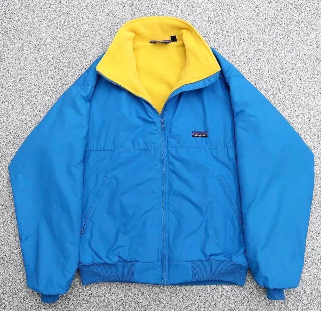 極美品 L 80s パタゴニア 三角タグ シェルドシンチラ ジャケット 極美品 L 80s パタゴニア 三角タグ シェルドシンチラ ジャケット