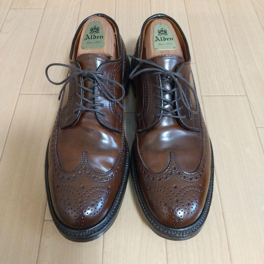職*き様 Alden 97896 シガーコードバン 91/2D オールデンのシガーコードバンロングウィングLWB｜オールデン