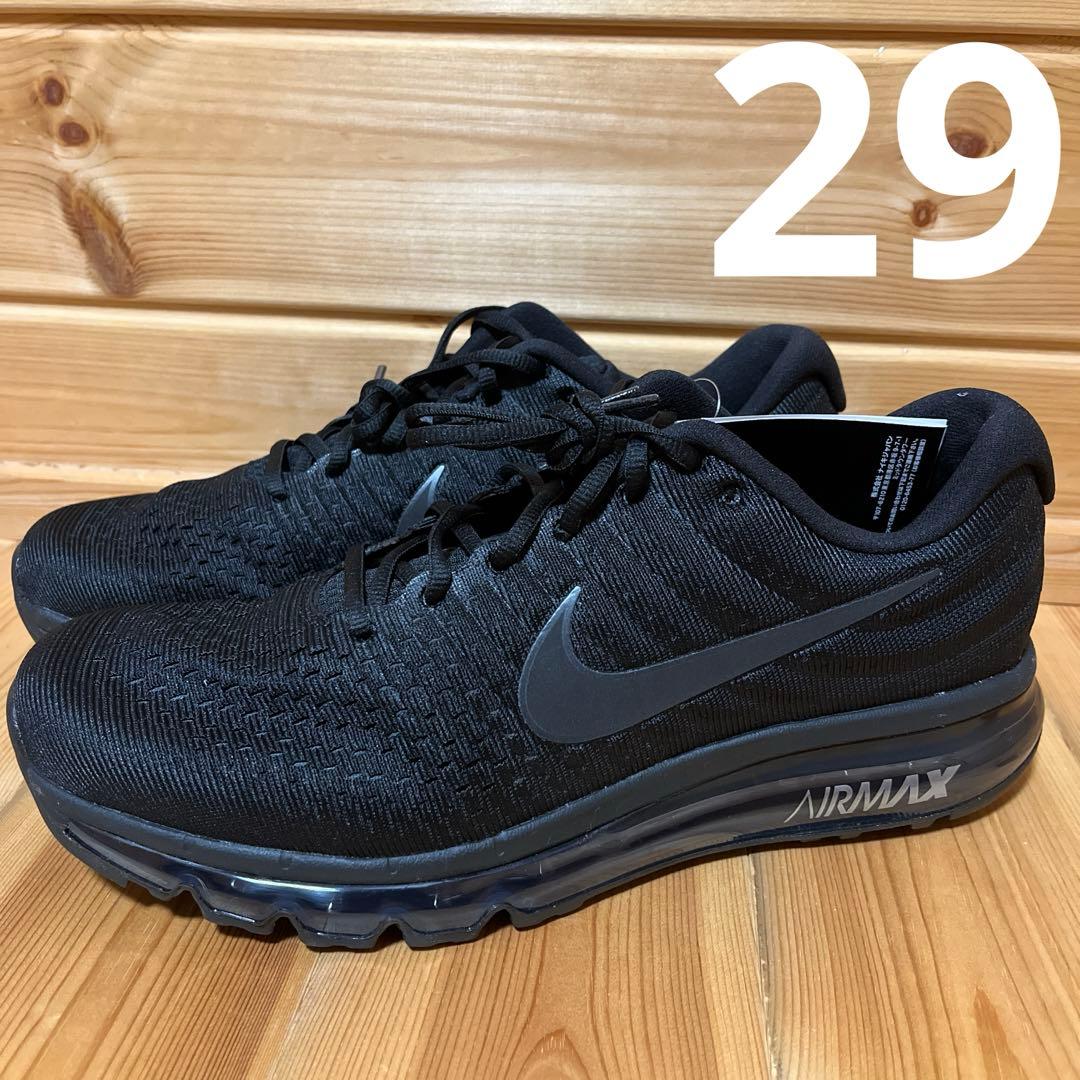 ナイキ エア マックス2017 トリプルブラックAIR MAX 2017 - メルカリ