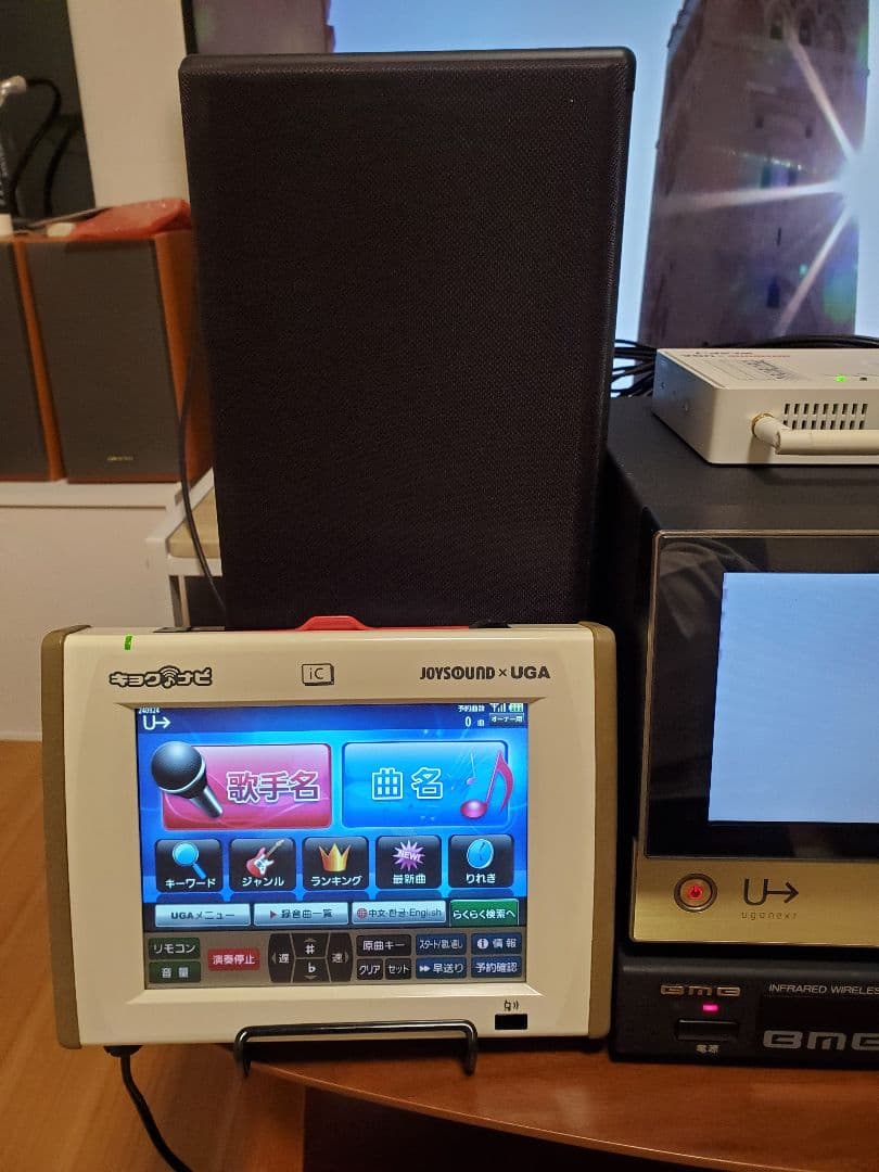 JOYSOUND カラオケ本体 UGA-N10 25万曲 家庭使用可能フルセット - メルカリ