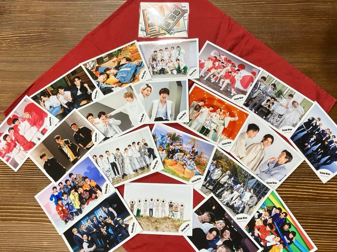 SnowMan公式写真20枚➕ネーム1つ - メルカリ
