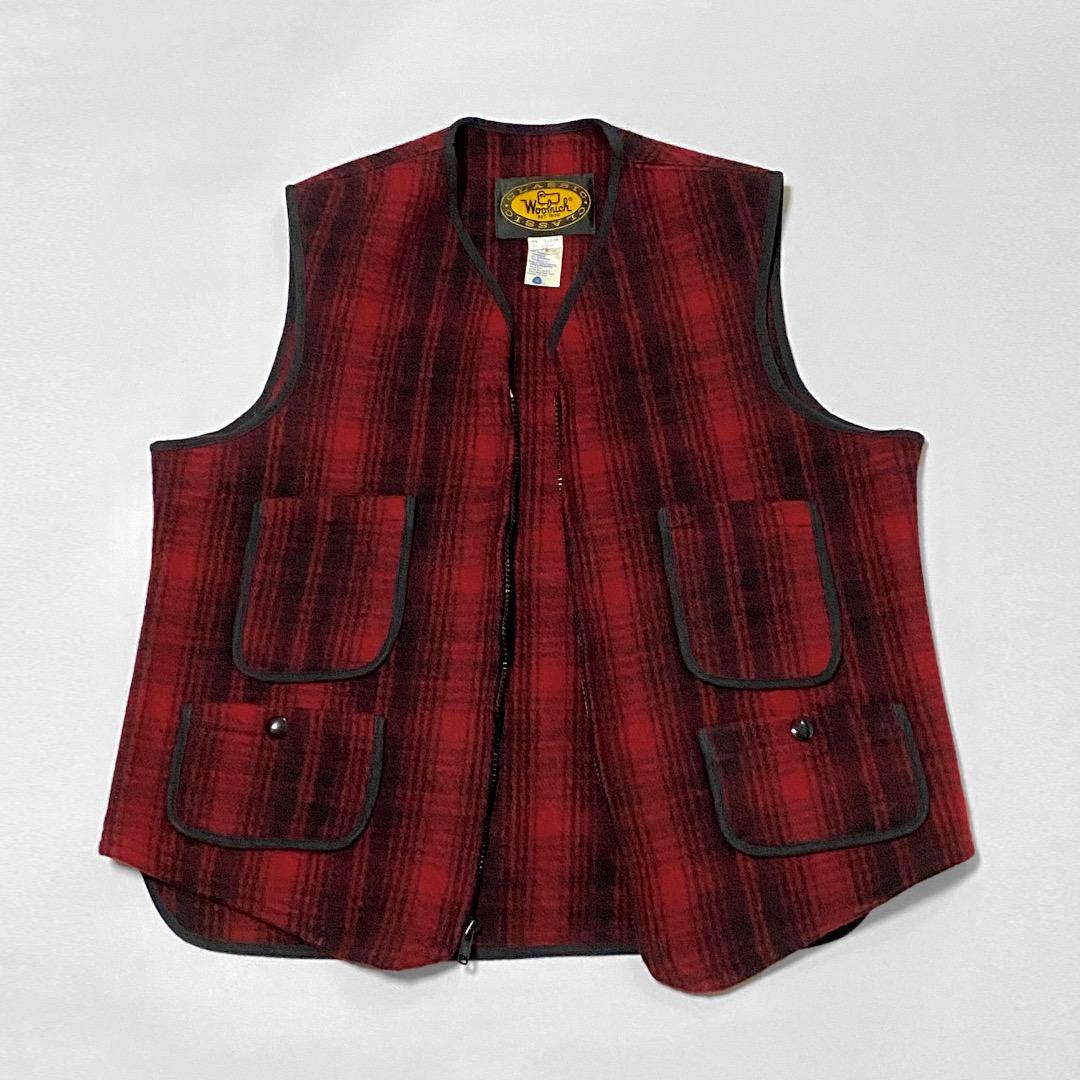 WOOLRICH ウールリッチ オンブレチェックベスト 80s USA製 - メルカリ