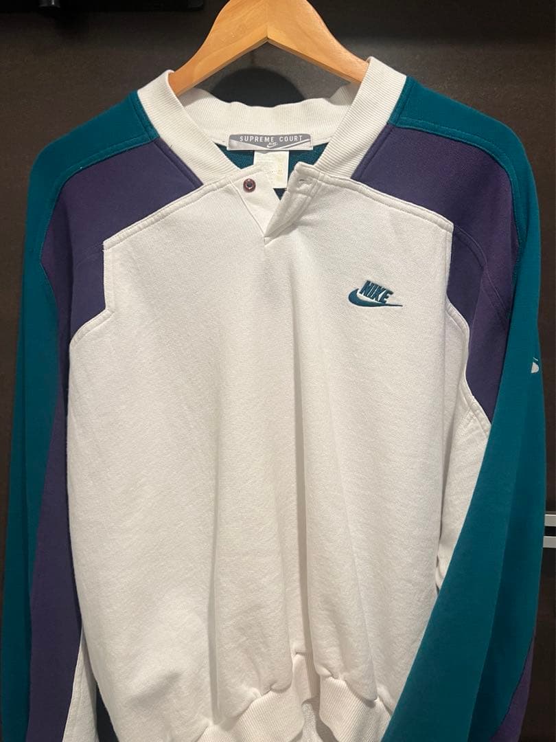 80s NIKE supreme court sweatshirt スウェット Supreme × Nike Supreme x Nike Swoosh Sweater size S 100% AUTHENTIC