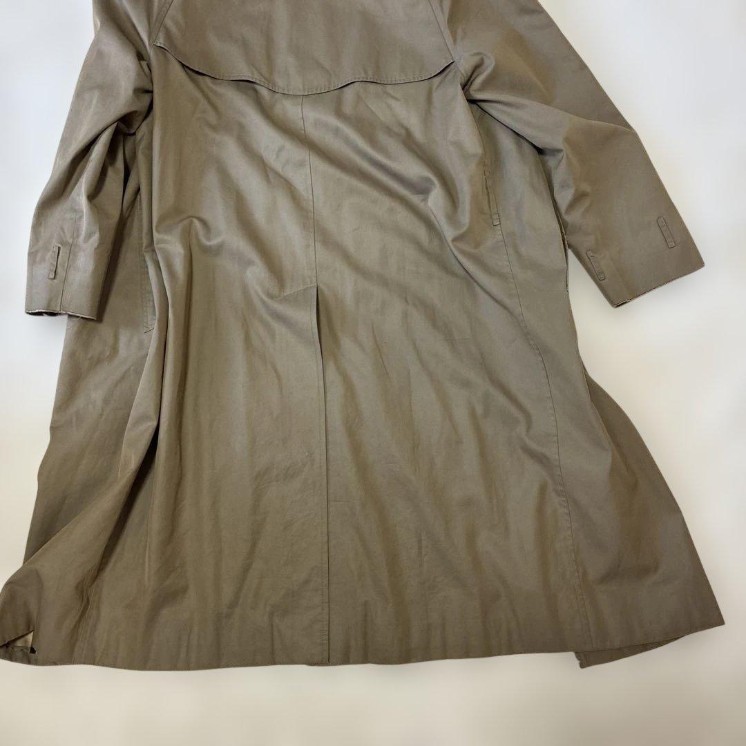 BURBERRY ノバチェックステンカラーコート ロングコートMベージュ