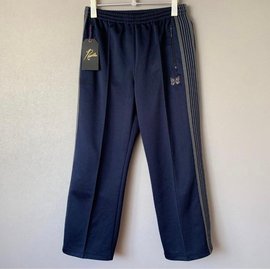 21AW Needles ストレートトラックパンツ M ネイビー タグ付 - メルカリ