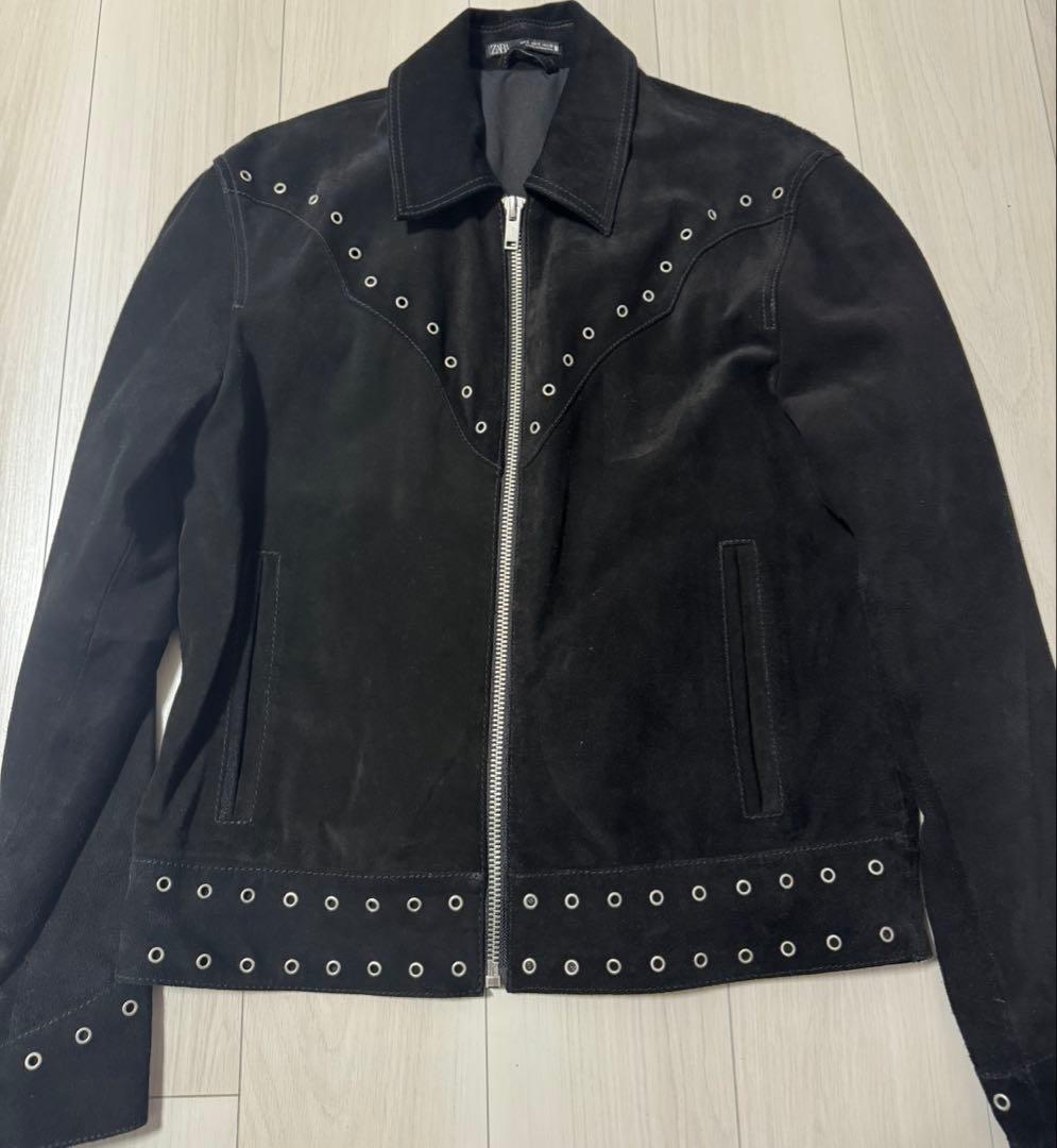 ZARA スエードレザージャケット ZARA】 スエードレザー ジャケット LIMITED EDITION (ZARA/ジャケット