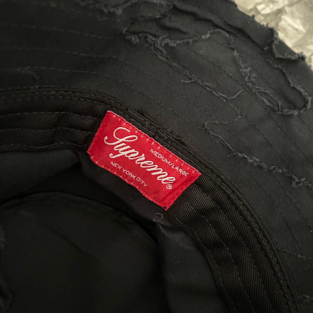 帽子 Supreme Layered Camo Crusher \"Black\" M/L