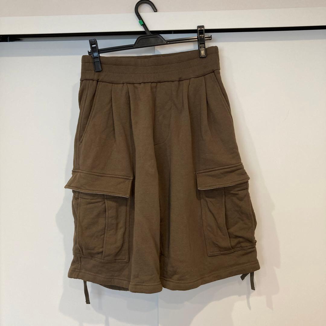 MAISON KINEMA Sweat cargo short pants