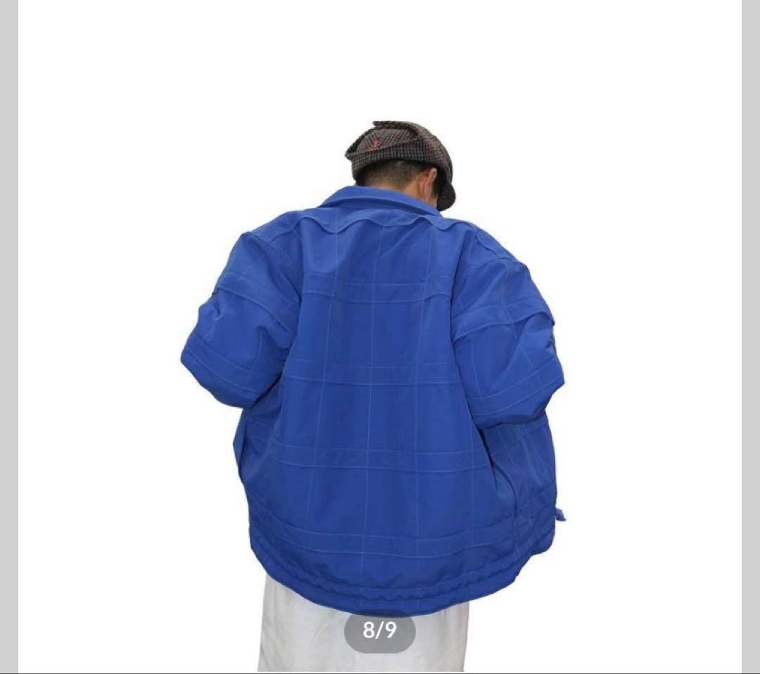 WHIMSY XL ブルー ナイロンジャケット　ダウン NIKE ナイロン ダウンジャケット ナイキ レディース XL ネイビー