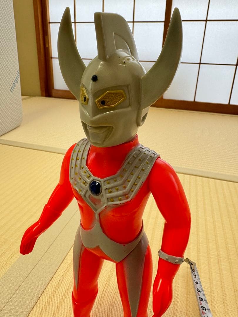 ウルトラマンタロウ　当時物　ソフビ　円谷プロ　ブルマァク Yahoo!オークション - 当時物 ブルマァク 面変わり ウルトラマン タロ