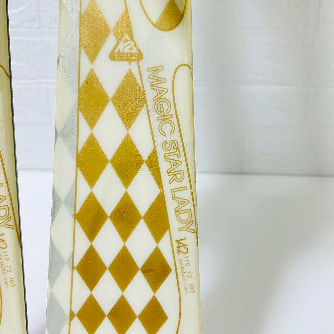 美品】K2 MAGIC STAR LADY スキー板 142cm レディース - メルカリ