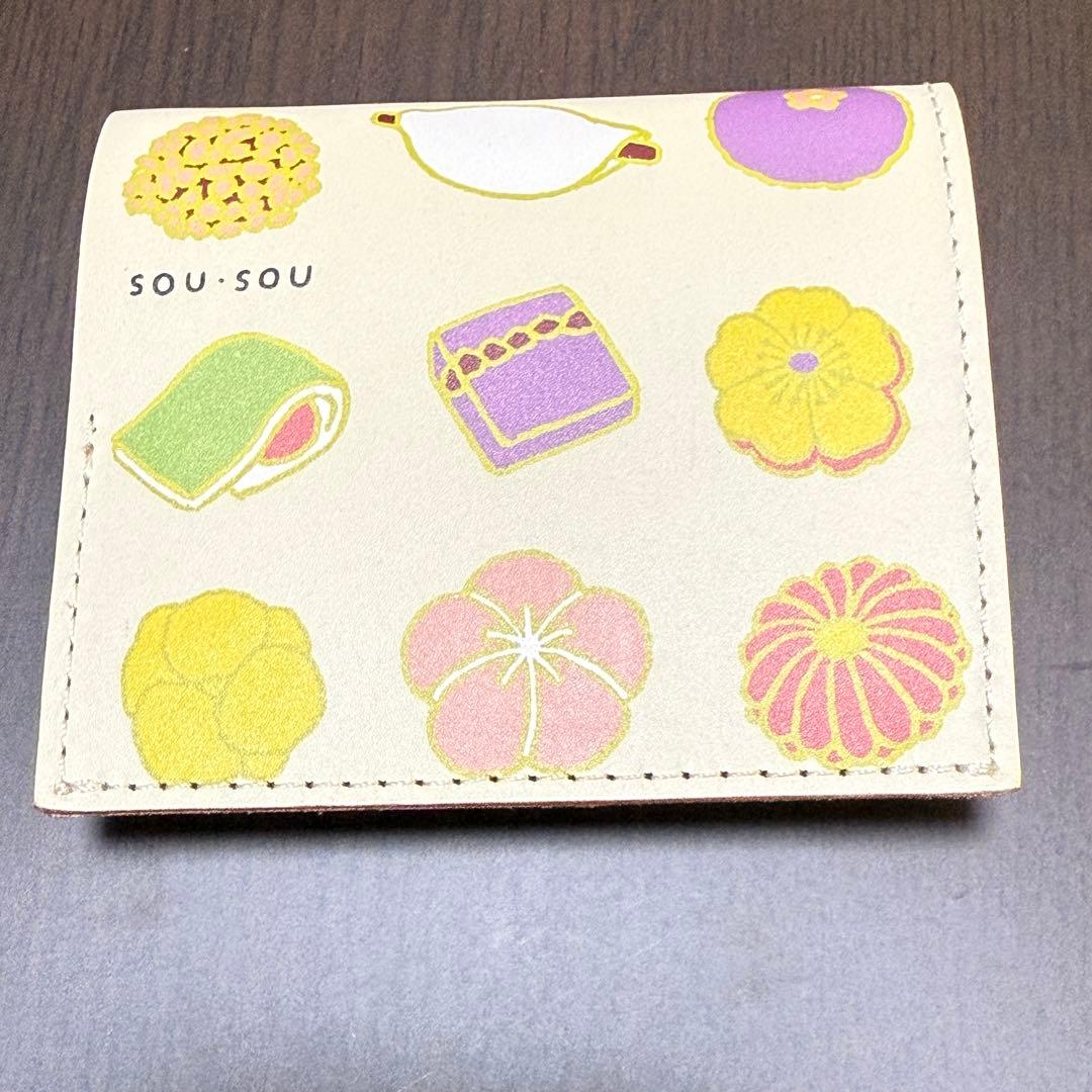 SOU・SOU♡財布（小さいふ）♡和菓子 SOU・SOU×クアトロガッツ 小さいふ。／和菓子（わがし）