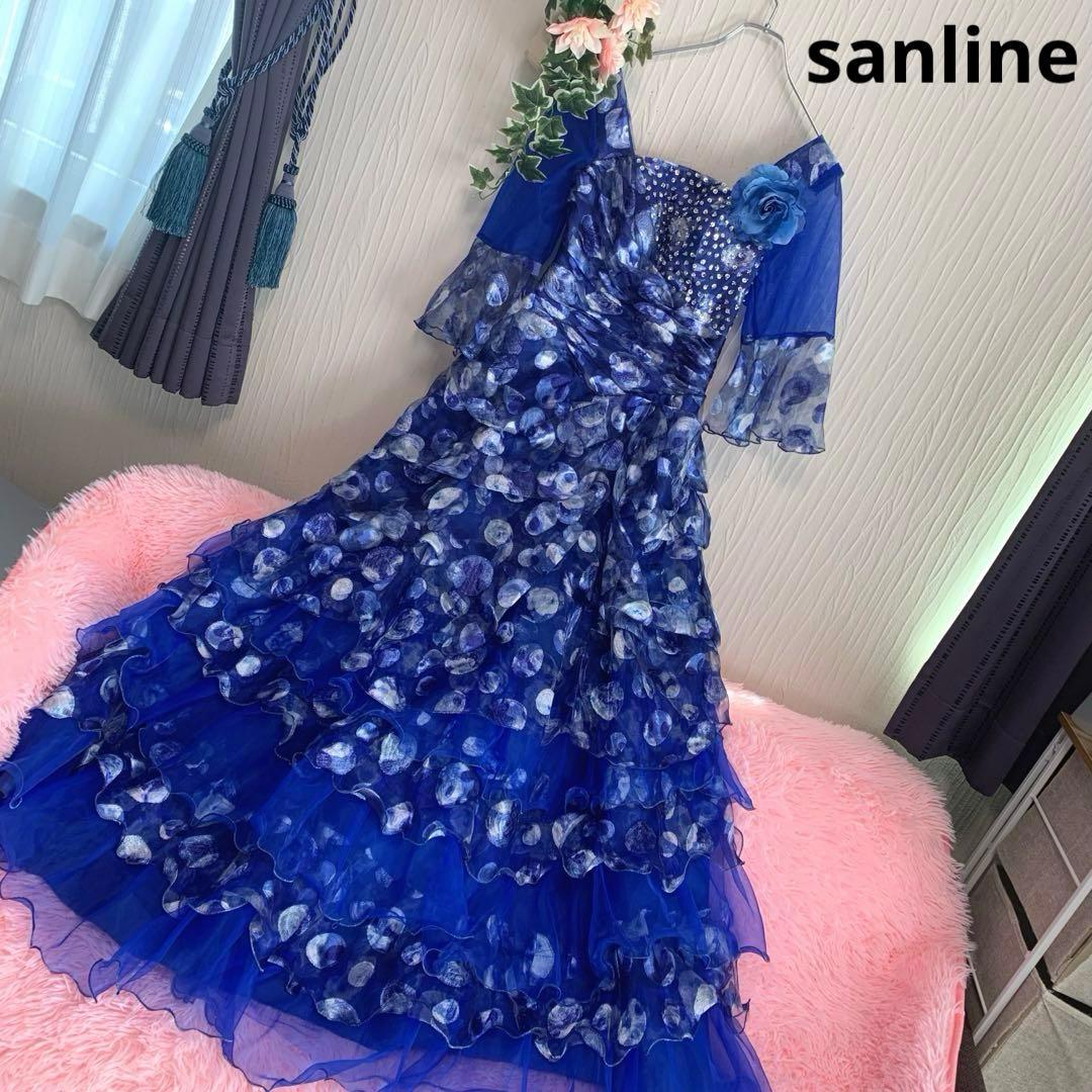 専用♡D90sanline刺繍/スパンコール/ビーズ◆パーティ/社交ダンスドレス 子供ラテンドレス キッズ 女の子 スパンコール社交ダンスドレス 舞台