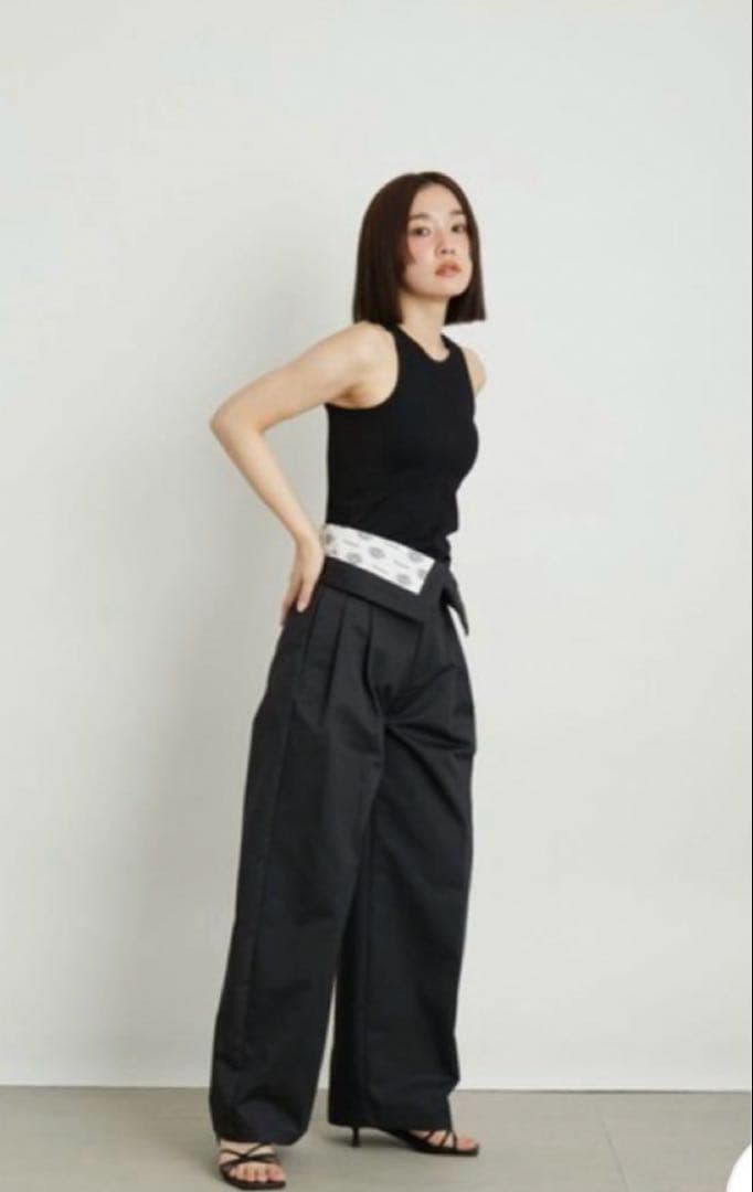 リリーブラウン　ディッキーズコラボ　ハイウエストパンツ LILY BROWN（リリーブラウン）の「【LILYBROWN Dickies】874ハイ