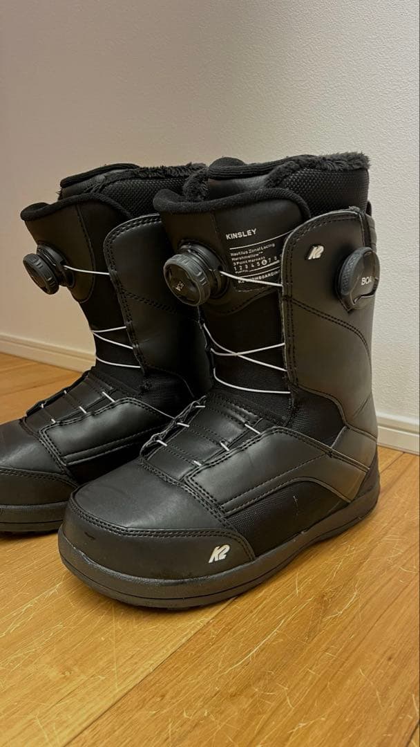 K2 KINSLEY スノーボード ブーツ 25センチ 24-25モデル . K2 .『 KINSLEY 』. Black . ケーツー . キンスリー