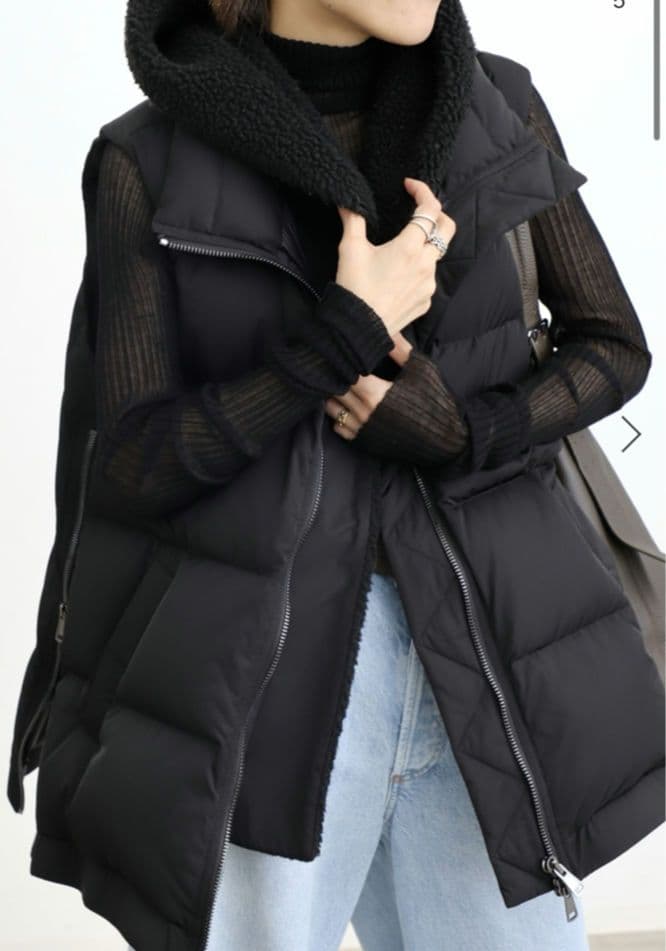 【L'Appartement】ルーアンドレア２WAY DOWN VEST LOU ANDREA/ルーアンドレア 2WAY DOWN VEST ダウンベスト（ベスト