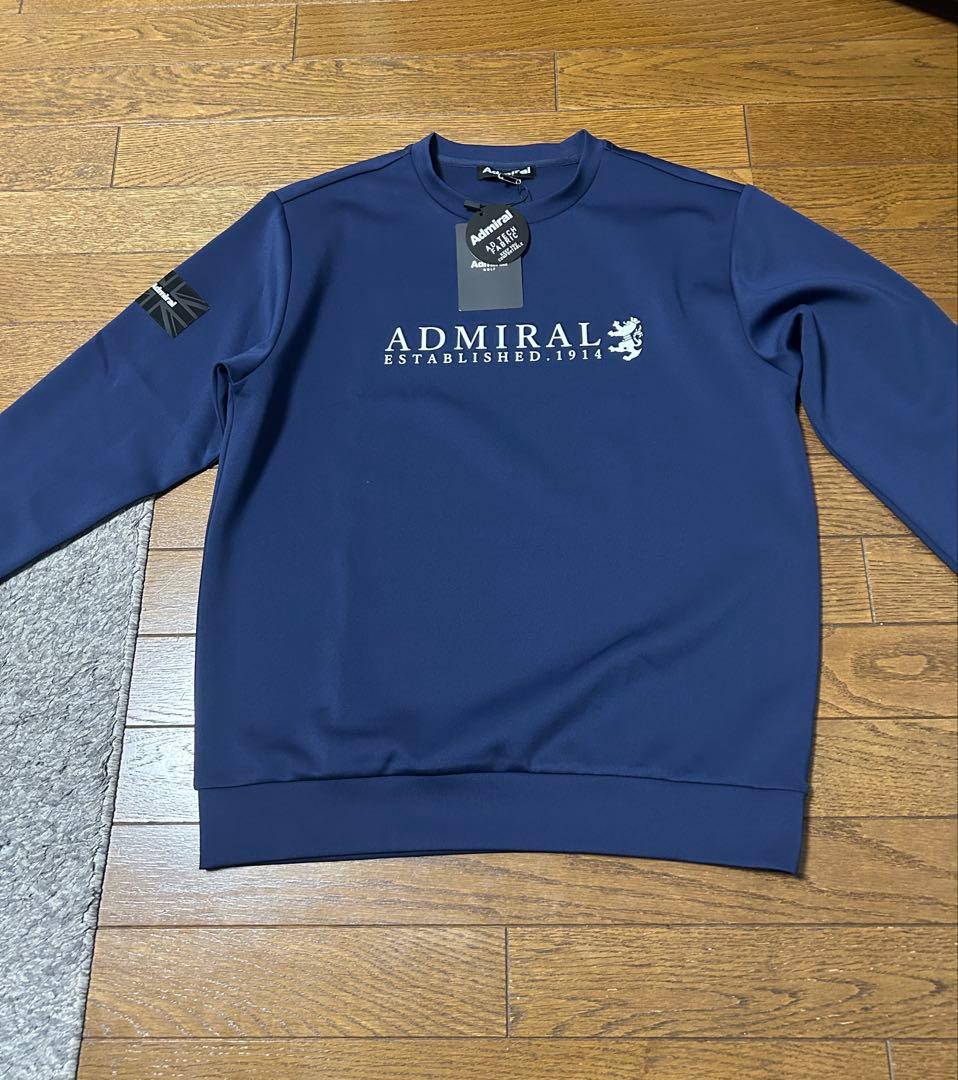【新品未使用】Admiralゴルフ ダンボールランパントロゴスエット アドミラル ゴルフ メンズ ダンボール ランパントロゴスウェット