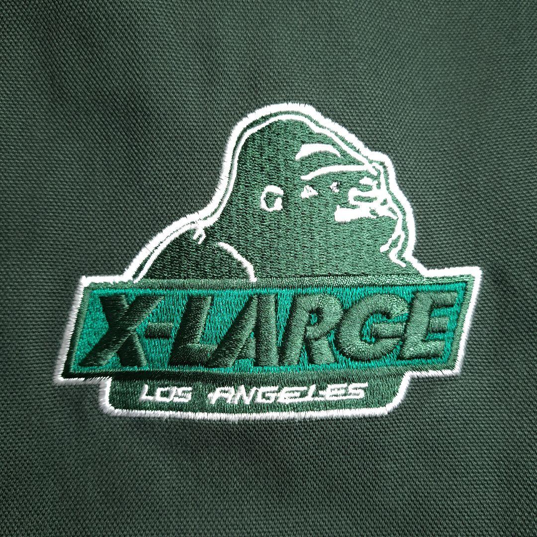 美品/コムドットゆうた着用】X-LARGE アクティブジャケット グリーン S