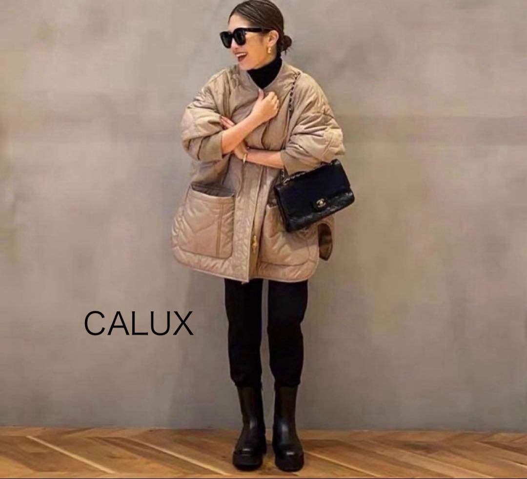 美品 キャラクス CALUX キルティングジャケット ダウン - メルカリ