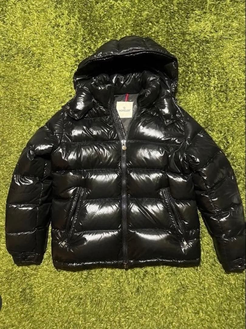 【MONCLER】ブラックダウンジャケット Black Montcla Hooded Short Down Jacket - Short Down Jackets for