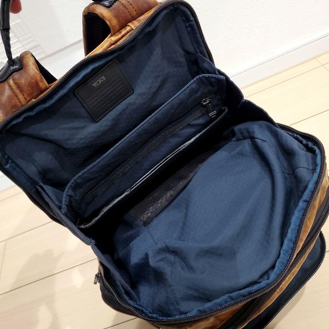 希少カラー、本革】TUMI NORMAN BACKPACK ダークブラウン - メルカリ