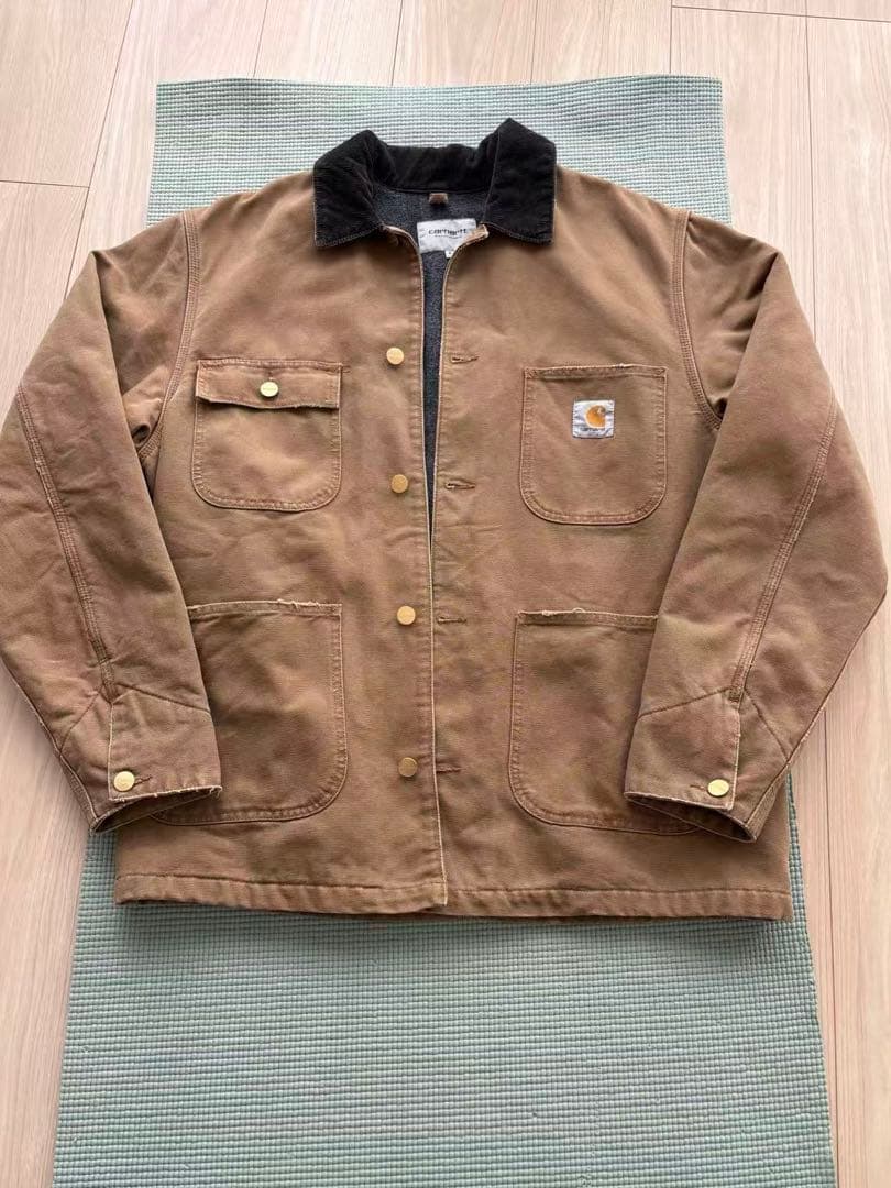 DUCK DIGGER ストライプカバーオール W.40 L. ウォバッシュ