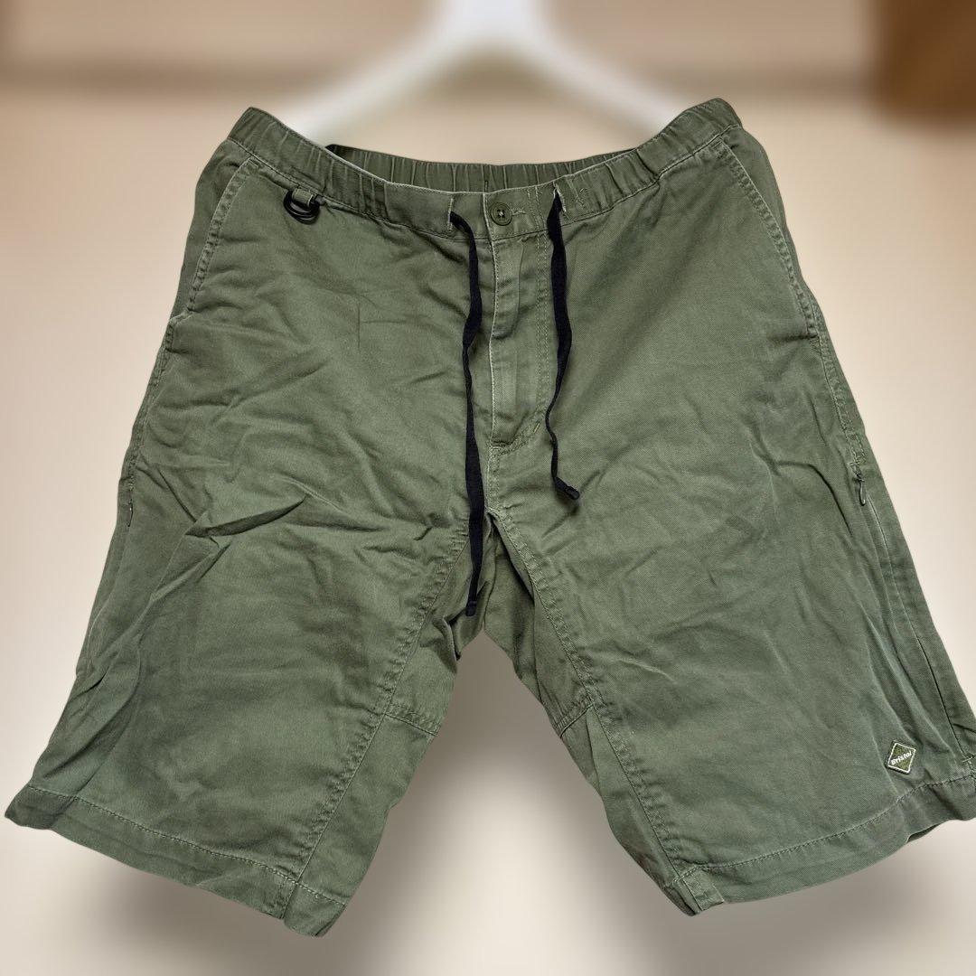 FCRB nike オリーブグリーン ショートパンツ - メルカリ