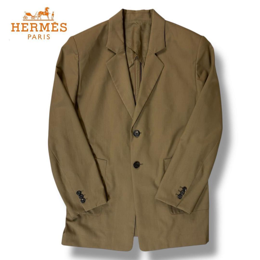 【美品】HERMES ロロピアーナ ブレザー Mサイズ イタリア製 最高級 fj320400-1.jpg
