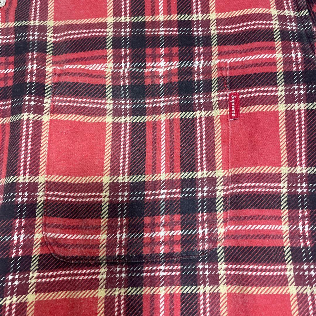 Supreme チェック柄ネルシャツ Lサイズ - メルカリ