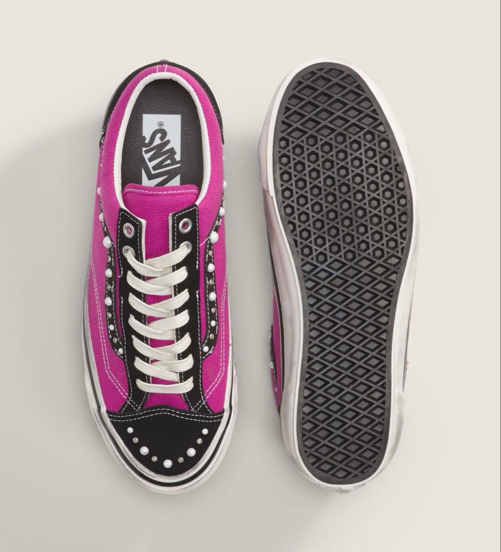 vans PREMIUM オールドスクール 36 パール - メルカリ