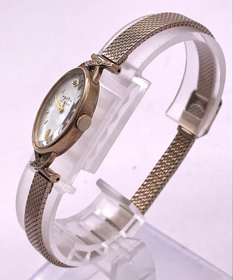 agete/アガット クラシック K10 ダイヤモンド(0.052ct)
