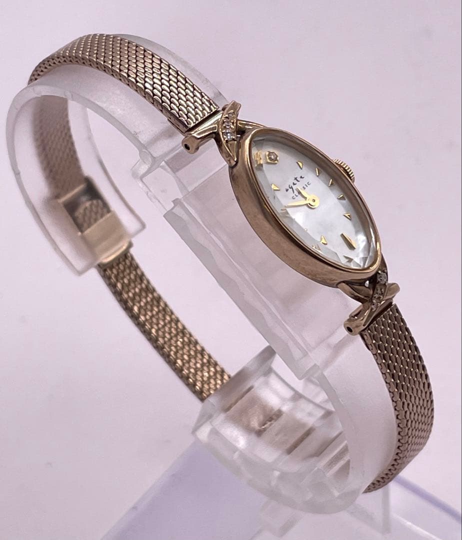 agete/アガット クラシック K10 ダイヤモンド(0.052ct)