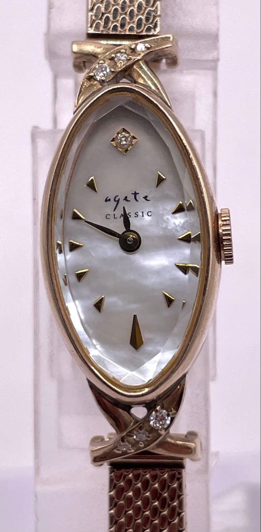 agete/アガット クラシック K10 ダイヤモンド(0.052ct)