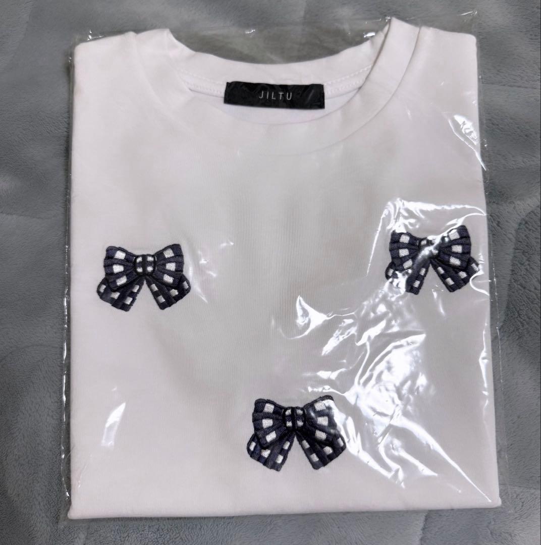 JILTU ribbon tee Black Tシャツ サイズ1 - メルカリ