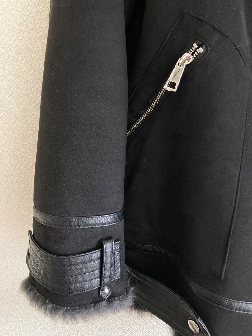 かおりん様専用！ZARA フェイクファーダブルフェイスジャケット moussy