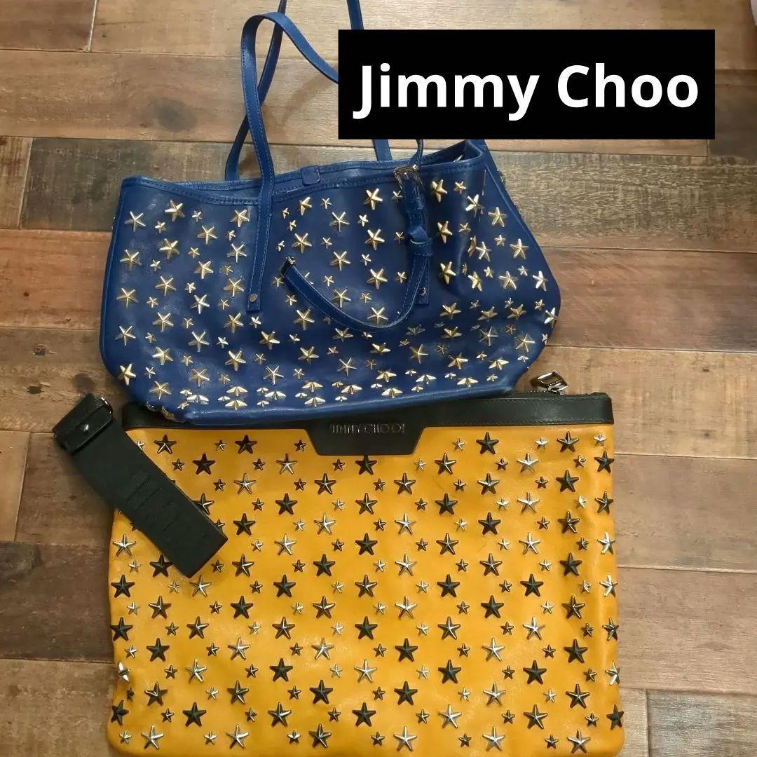 Jimmy Choo 星型装飾 トートバッグとクラッチバッグ2点セット 楽天市場】JIMMY CHOO ジミーチュウ AVENUE S TOTE BAG トートバッグ