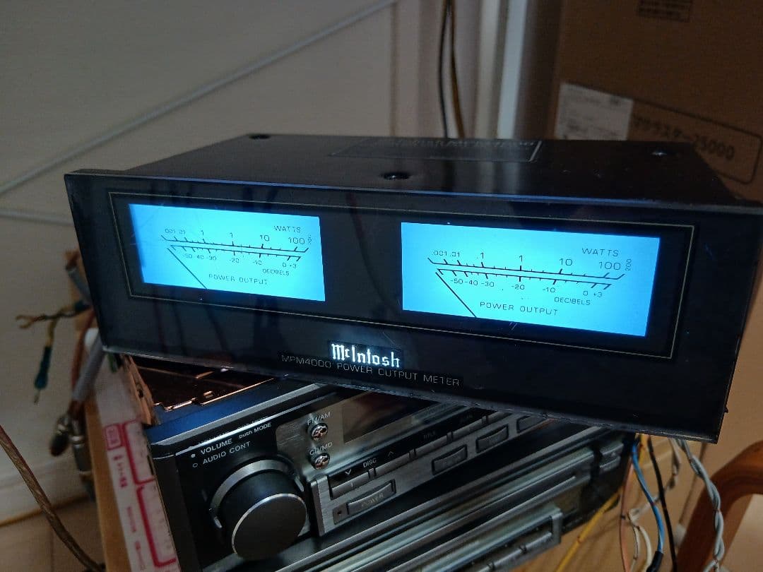 McIntosh Power Output Meter　MPM 4000 McIntosh MPM4000 Power Output Meter Old School Working Tested USED