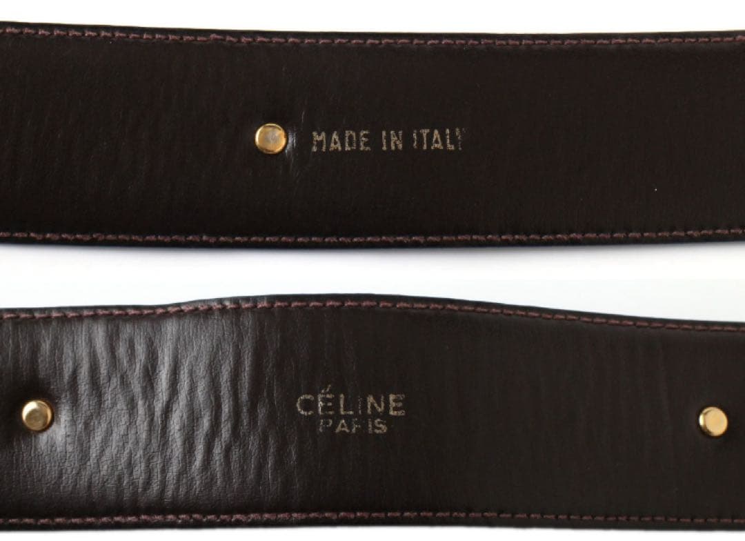 大幅値下げ限定セール中vintage CELINE レザーベルトセリーヌ - メルカリ
