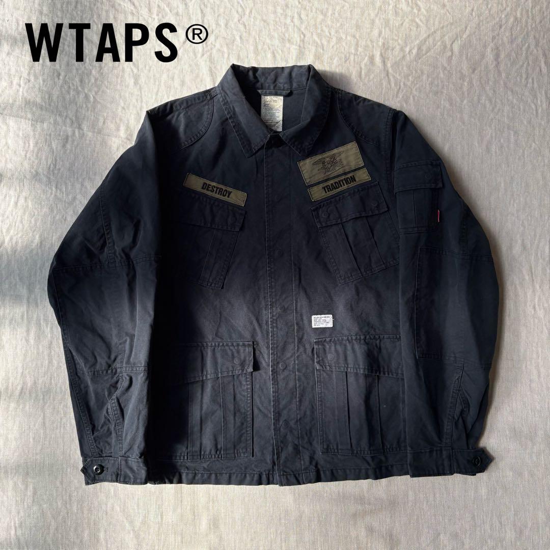 wtaps ジャングルファティーグ ジャケット スカル クロスボーン